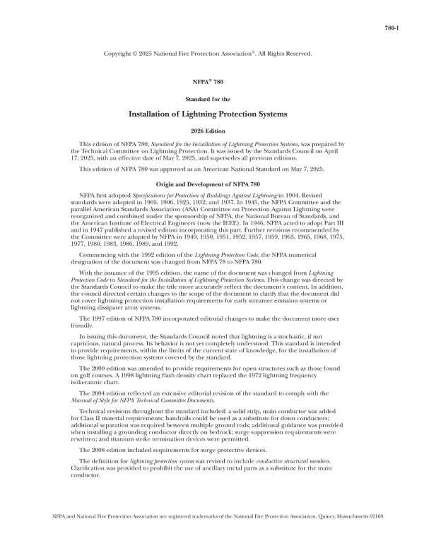 NFPA 780 PDF