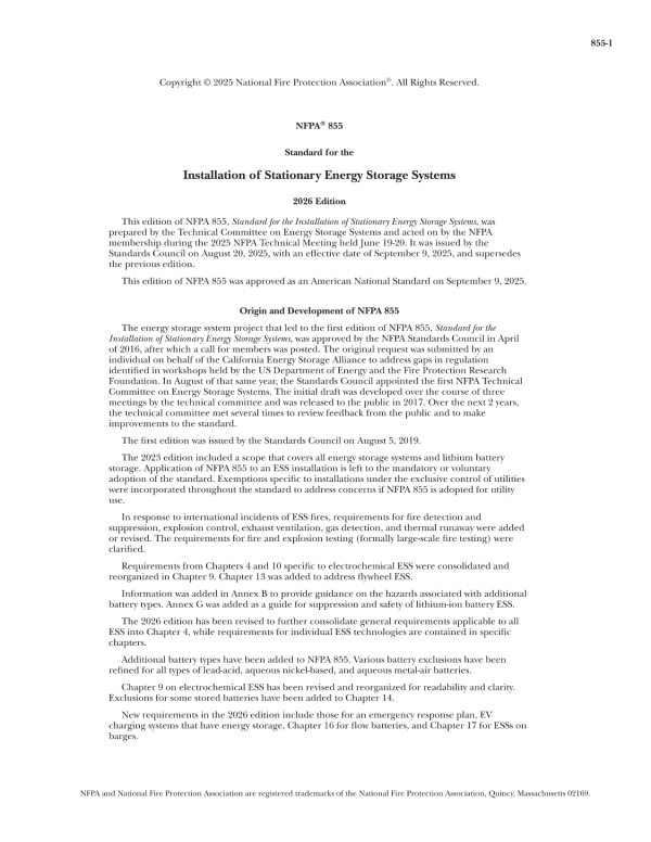NFPA 855 PDF